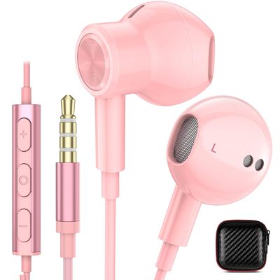 iMangoo Wired Earbuds Headphones 3.5mm Jack for MP3 Player
