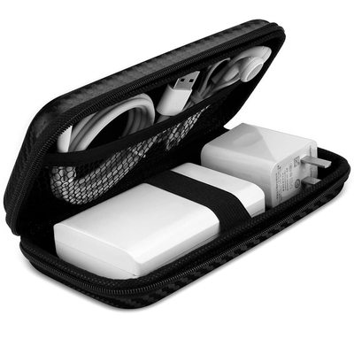 iMangoo Shockproof Carrying Case Hard Protective EVA Case Fiber Black