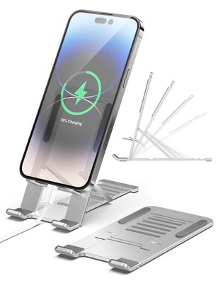 iMangoo Cell Phone Stand for iPad iPhone 15 Pro Max