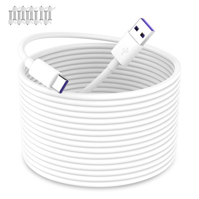 iMangoo USB to USB C Power Cable for CCTV Camera White