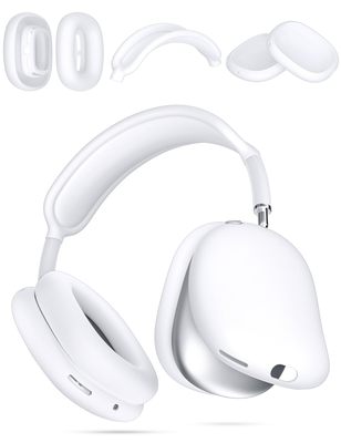 iMangoo Silicone Case Cover for Apple Headphones AirPods Max White