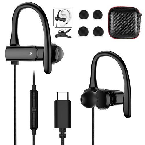 USB C Headphone, Type C Earphone for Samsung S22+ Plus Ultra